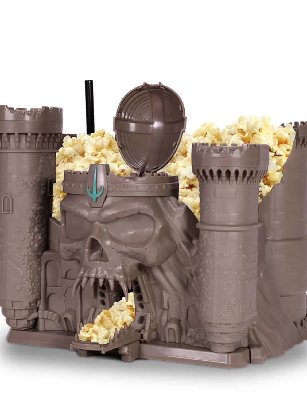 NEW!! Masters of the Universe Castle Grayskull Popcorn / Candy Bucket & Tumbler